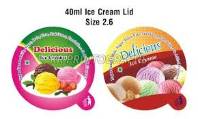 Ice Cream Cups Lids
